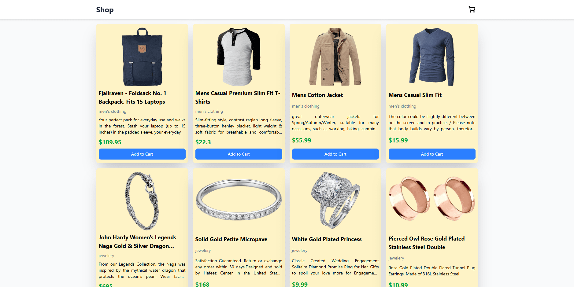 Ecommerce-shop